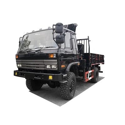 รถบรรทุกออฟโรด 4x4 ติดเครนบูมข้อนิ้ว 6.3 ตัน